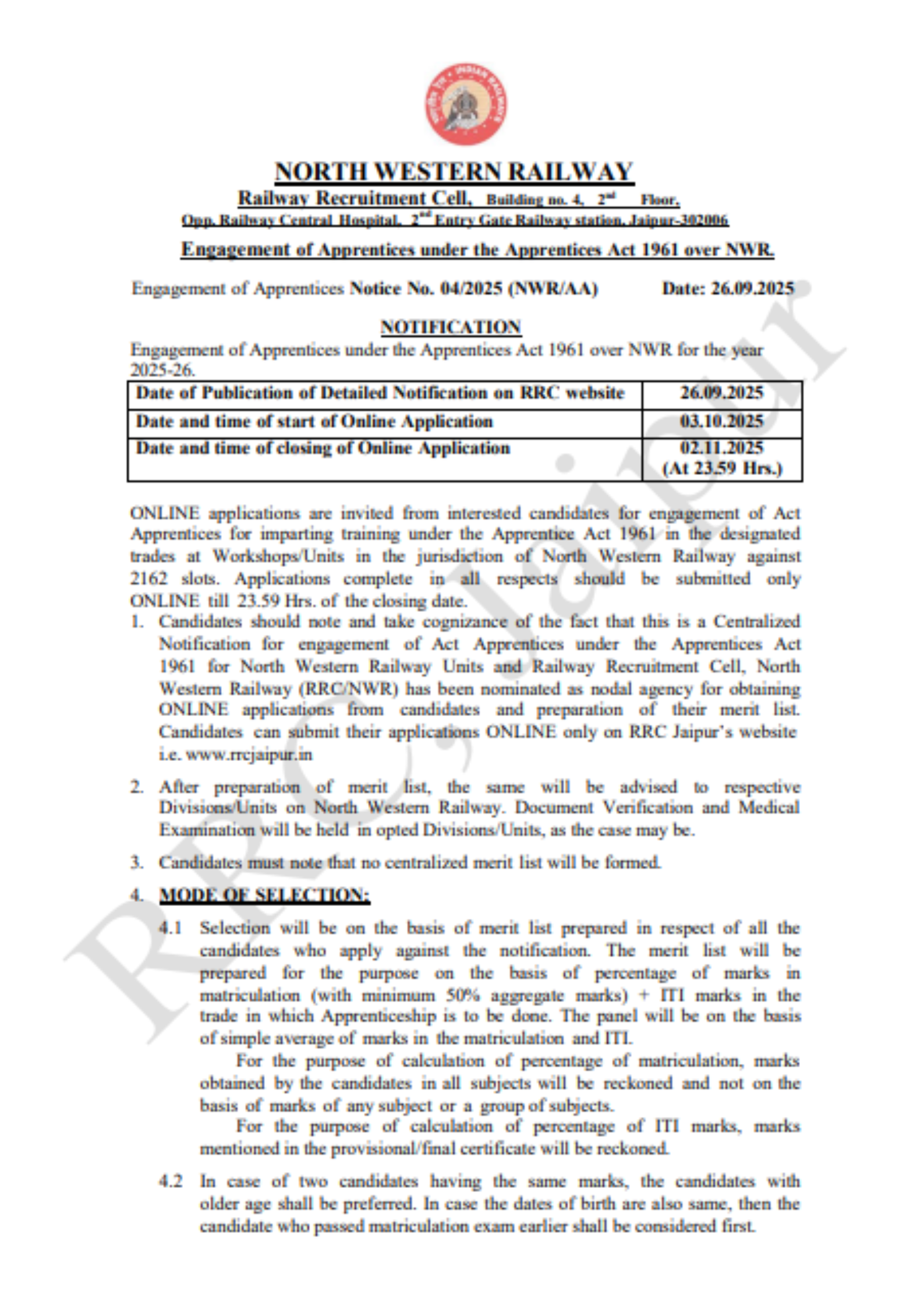 Railway Recruitment 2025